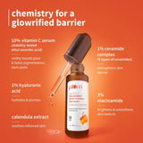 Plum 10% Vitamin C & Calendula Barrier Boosting + Glow Serum | Boosts glow from 1st use | Ceramides strengthens skin barrier | Niacinamide fights pigmentation & dark spots | Non-irritant| Men & Women | For all skin types | 30ml