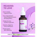 Plum 1% Retinol Advanced Anti Aging Night Face Serum with Bakuchiol | Boosts Collagen, Reduces Fine Lines & Wrinkles | Retinol Serum for Face | for Women & Men | Suits All Skin Types | 20ml