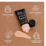 Swiss Beauty All-In-One Lightweight CC Cream with SPF 30 | Cover, Correct and Conceal | For Natural, Medium coverage | Shade- 03 Fair Natural, 25g |