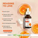 Plum 15% Vitamin C Serum for Glowing Skin | for Oily, Dry & Combination Skin | Reduce Pigmentation & Dark Spot |with Mandarin | Non-Irritating, Hydrating & Soothing | Face Serum for Men & Women | 20ml