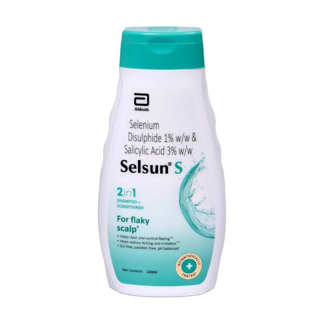 abbott2in1 shampooconditioner - Selsun - S 2 - in - 1 Anti - Dandruff Shampoo + Conditioner 120ml - Looknstyle