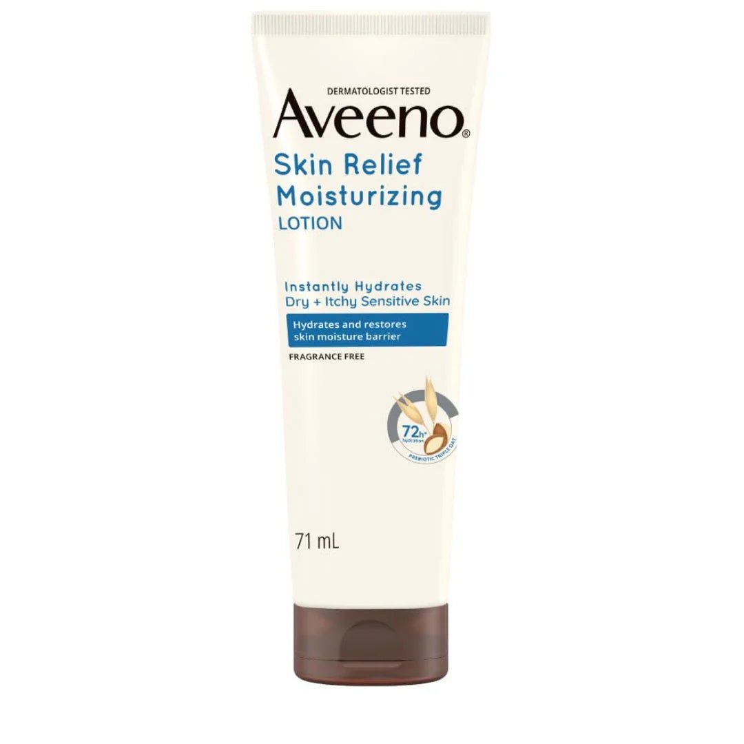 avmoisturiziing lotion - Aveeno Skin Relief Lotion For Sensitive Skin, White, 71 g - Looknstyle