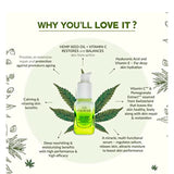 Colorbar Vita Hemp Restoring and Balancing Milk Serum | Nourishing | Pomegranate Scent | Natural | Vitamin C | Hemp seed oil | Hydrating