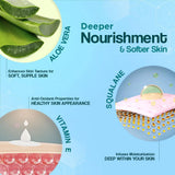 Dr. Reddy's Venusia Moisturizing Cream for Dry Skin : Moisturizer for Face : Aloe Vera, Squalane & Vitamin E : Dermatologist-Recommended Moisturizer for Daily Use : Non-Comedogenic : 100 g.