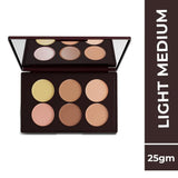 Colorbar 24Hrs Wear Concealer Palette, Light-Medium