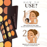cb 24hr concealer palette - Colorbar 24Hrs Wear Concealer Palette, Light - Medium - Looknstyle