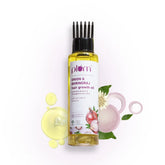 Plum Onion and Bhringraj Hair Growth Oil with Curry Leaf and Amla Oils | For All Hair Types| Sulphate-Free | Paraben-Free | 100% Vegan | Promotes Growth, Strengthens Hair Fibre 100 ml