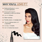 Colorbar Wink With Love 14Hrs Stay Gel Eyeliner Black Charm-001 | Shine| Water-Resistant | Smudge Proof | Lasts For 14 Hours