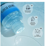 Swiss Beauty Bi-Phased Micellar Face Cleansing Water | Removes dirt, impurities and waterproof makeup | With Aloe vera and Witch Hazel | 100 ml