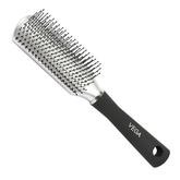 Vega Flat Brush with Black Colored Handle and Golden Colored Brush Head