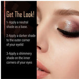 FACES CANADA Starry Eyes Eye Shadow Palette - Twilight 02, 16g | Shimmer & Matte Shades | Long Lasting & Highly Pigmented | Smudge Proof & Sweat Resistance | One Stroke Application | Luxurious Finish