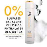 gkms - GK Hair Global Keratin Moisturizing Shampoo 300ml For Dry Damaged Frizzy And - Sulfate Paraben Free - Looknstyle