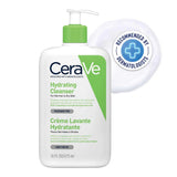 CeraVe Hydrating Cleanser For Normal To Dry Skin (473ml) - Non-Foaming Face Wash with Hyaluronic Acid And Ceramides | Non-Comedogenic, Non-Irritating And Fragrance-Free Cleanser