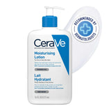 CeraVe Moisturizing Lotion For Dry Skin (473ml) - Formulated With 3 Essential Ceramides And Hyaluronic Acid | Non-Comedogenic, Oil Free And Fragrance-Free Body Lotion