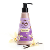 Plum Bodylovin' Vanilla Vibes Body Wash | SLS-Free Creamy Body Wash for Women | Shower Gel with Long Lasting Vanilla Fragrance | Aloe-Infused Nourishing Body Cleanser for Soft & Smooth Skin - 240ml
