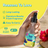 Plum BodyLovin Hawaiian Rumba Body Mist for Women | Refreshing Long Lasting Tropical Fragrance | Perfume Body Spray for Women | Vegan & Paraben Free | Travel Friendly Beachy Fresh Scent | 150ml