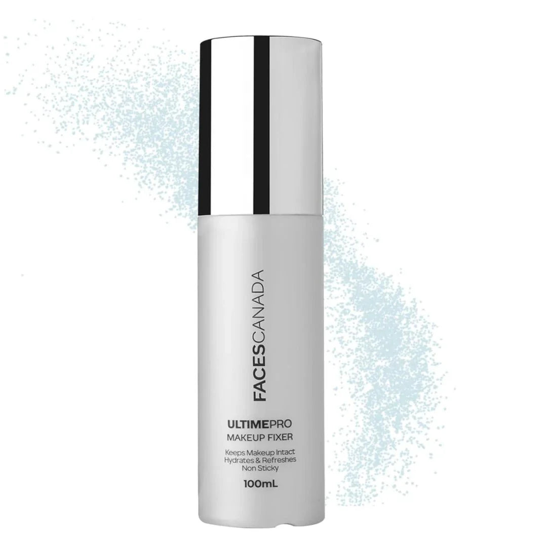 FACES CANADA Ultime Pro Makeup Fixer, 100 ml | Long Lasting Makeup Setting Spray | Keeps Makeup Intact | Hydrates, Soothes & Refreshes Skin | Hyaluronic Acid & Vitamin E Enriched | No Alcohol - Deals999