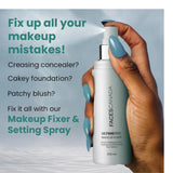 fcmkupfxr - FACES CANADA Ultime Pro Makeup Fixer, 100 ml | Long Lasting Makeup Setting Spray | Keeps Makeup Intact | Hydrates, Soothes & Refreshes Skin | Hyaluronic Acid & Vitamin E Enriched | No Alcohol - Looknstyle