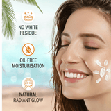FACESCANADA Sunscreen Lotion, 100ml | SPF 50 PA+++ | Oily Protects From UVA & UVB Rays | 1% Hyaluronic Acid & Vitamin C | Lightweight | No White Cast | Natural Radiant Glow| No Alcohol | No Parabens - Deals999