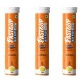 Fast&Up L-Carnitine Lean Body - Helps Convert Fat into Energy, 2000 mg ( Orange flavour ) Pack of 20 (pack of 3)
