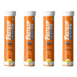Fast&Up L-Carnitine Lean Body - Helps Convert Fat into Energy, flavour orange 2000 mg Pack of 20 (pack of 4)