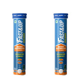 Fast&Up Reload (5 Litres) Low Sugar energy drink for Instant Hydration - 20 Effervescent Tablets Orange flavour (pack of 2)