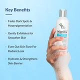 Fixderma Nigrifix Exfoliating Body Wash with 5% Actives (Lactic Acid, Glycolic Acid, Niacinamide Acid & Vitamin E) | Gentle Exfoliating Shower Gel | Improves Skin Tone | Body Wash Shower Gel - 200ml