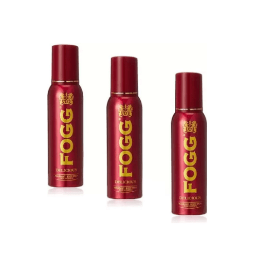 fogg26 - Fogg DELICIOUS DEODORANT FOR WOMEN 120 ML ( PACK OF 3 ) - Looknstyle