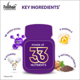 Follihair New By Abbott 30S Bottle (Pack Of 3) Tablet, 3 Count, 30 Capsules each