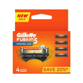 gltprgdbld4 - Gillette Fusion Proglide Blades for men with styling back blade - 4 count for Perfect Shave and Perfect Beard Shape - Looknstyle