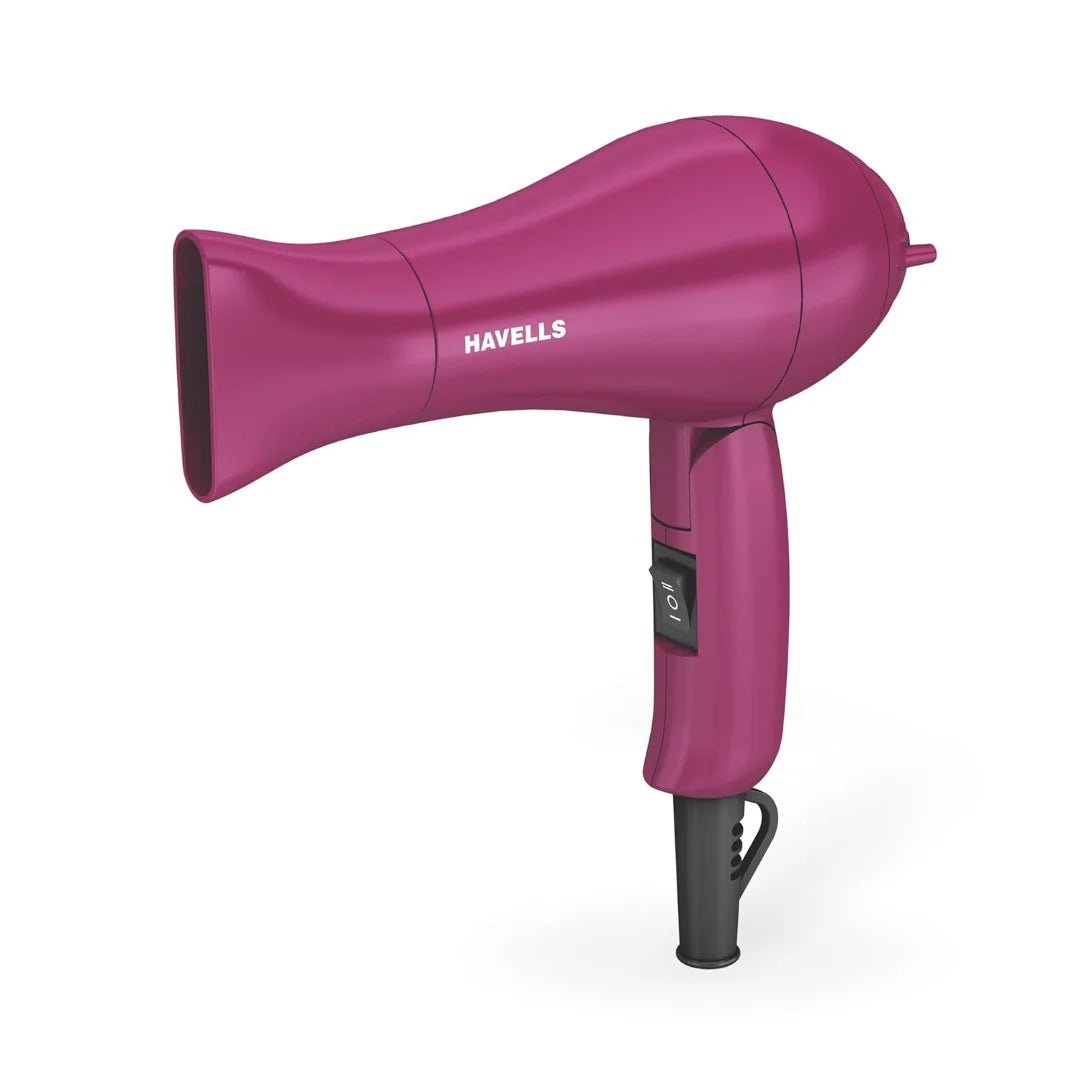 hav1 - Havells 1000 Watt Foldable Hair Dryer; 2 Heat Settings (Hot/Warm), Heat Balance Technology | Purple | Your Perfect Blow Dry Companion For Effortless Hair Styling | Hd1810 - Looknstyle