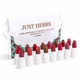 jhlptktrlkt - Just Herbs Ayurvedic Matte Lipstick Micro - Mini Trial Kit (7g) - Looknstyle