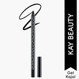 Kay Beauty Smudgeproof Jet Black Gel Kajal - Deals999