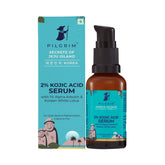 Pilgrim 2% Kojic Acid Serum for face with 1% Alpha Arbutin & Korean White Lotus (30ml)