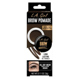 L.A Girl Brow Pomade, Dark Brown, Long Lasting Waterproof Eye Brow makeup Gel Natural Finish, Eyebrow Enhancer Fix 3g - Deals999