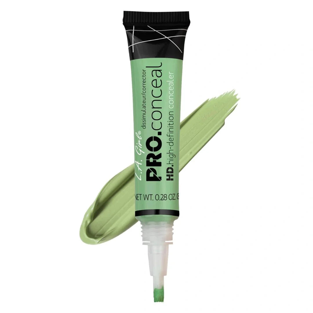 L.A GIRL Natural Pro Concealer Cream, Liquid - Green Corrector, Helps To Minimizes Fine Lines, Lightweight, Ultra Blendable Liquid Conceal, Longwearing (Vegan & Cruelty - )8g - Deals999