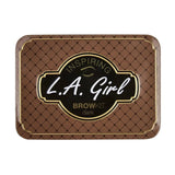 LGSYEDAD - L.A.Girl Spiring Eyebrow Kit Dark and Defined | Browkit to Shape, Define and Fill the Eyebrows, Kit with 1 Brow Wax, 3 Fixing Powders, 1 Brush and 1 Tweezers, Vegan Product, Paraben & Cruelty - 6.5g - Looknstyle