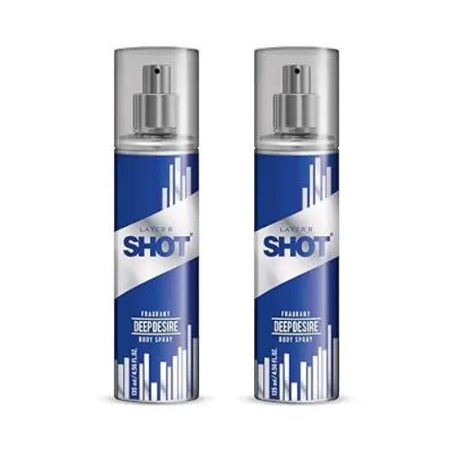 lyrsht17 - Layer'r Shot Fragrant Deep Desire Body Spray (135ml) (Pack of 2) - Looknstyle