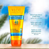 LCC 3D Youth Boost SPF 40 +++ Sunscreen Gel Crème - 100g - Deals999