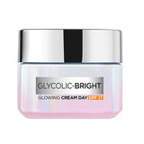 lopdacrm - L'Oreal Paris Glycolic Bright Glowing Day Cream, Overnight Brightening Cream, Glycolic Acid in Gel - Like Cream Texture, that Visbily Minimizes Spots & Reveals Glowing skin (50ml) - Looknstyle