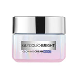 lpnigdh - L'Oreal Paris Glycolic Bright Glowing Night Cream, spf - 17 - 50g - Looknstyle