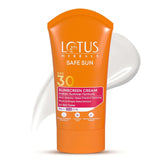 Lotus Herbals Safe Sun Sunscreen Cream , Black Plum Extract| Suitable For Indian Summer Formula | SPF 30 and PA++ (50g)