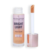 Makeup Revolution - Bright Light Face Glow Illuminate - Medium | Instantly illuminates & evens out complexion |Helps to achieve a radiant glow | Infused with glycerin to smooth & moisturise |23ml - Deals999