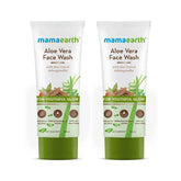 Mamaearth Aloe Vera Face Wash with Aloe Vera & Ashwagandha for a Youthful Glow - 100ml (Pack of 2) - Deals999