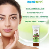mamcocofacewash 100 ml - Mamaearth CoCo Face Wash for Women, with Coffee & Cocoa for Skin Awakening (100ml) - Looknstyle