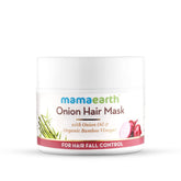onimask - Mamaearth Onion Hair Mask, For Hair Fall Control, With Onion Oil and Organic Bamboo Vinegar, 200ml - Looknstyle