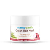 onimask - Mamaearth Onion Hair Mask, For Hair Fall Control, With Onion Oil and Organic Bamboo Vinegar, 200ml - Looknstyle