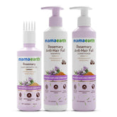 Mamaearth Rosemary Hair Fall Control Kit (Oil - 150ml, Shampoo - 250ml & Conditioner - 250ml) For Men & Women - Deals999
