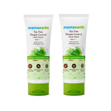 maeafw-Mamaearth Tea Tree Natural Face Wash for Acne & Pimples Wash 100 ml - For Normal & Dry Skin ( pack of 2 )-Looknstyle