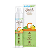 vitnicrm1 - Mamaearth Vitamin C Night Cream For Women with Vitamin C & Gotu Kola for Skin Illumination (50g) - Looknstyle